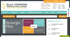 Desktop Screenshot of ellajohnsonlibrary.org